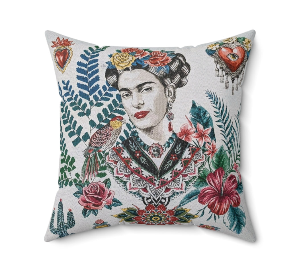 Frida tissu brodé