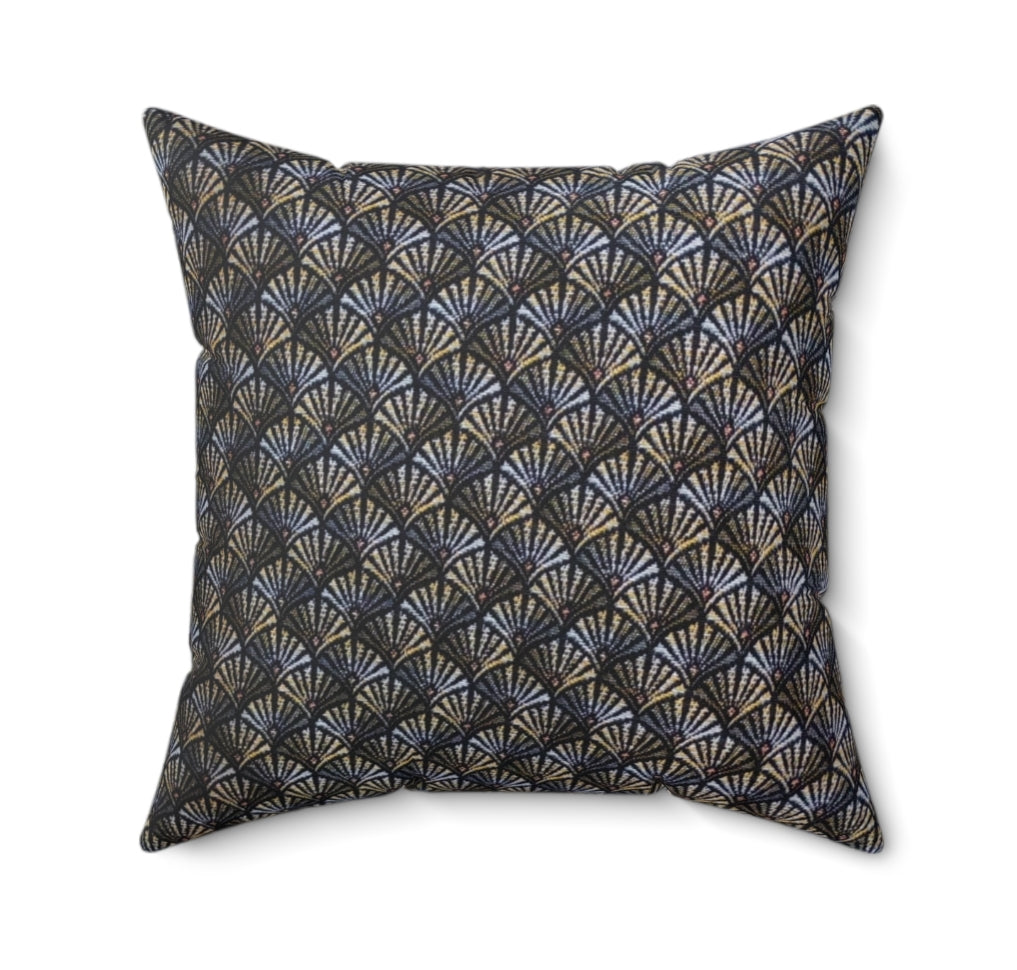 Shell Marine tissu brodé