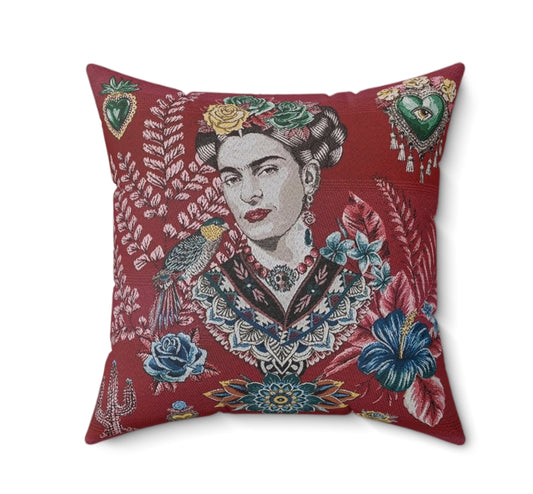 Frida tissu brodé