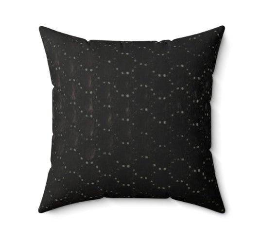 Hexagone Noir simili cuir