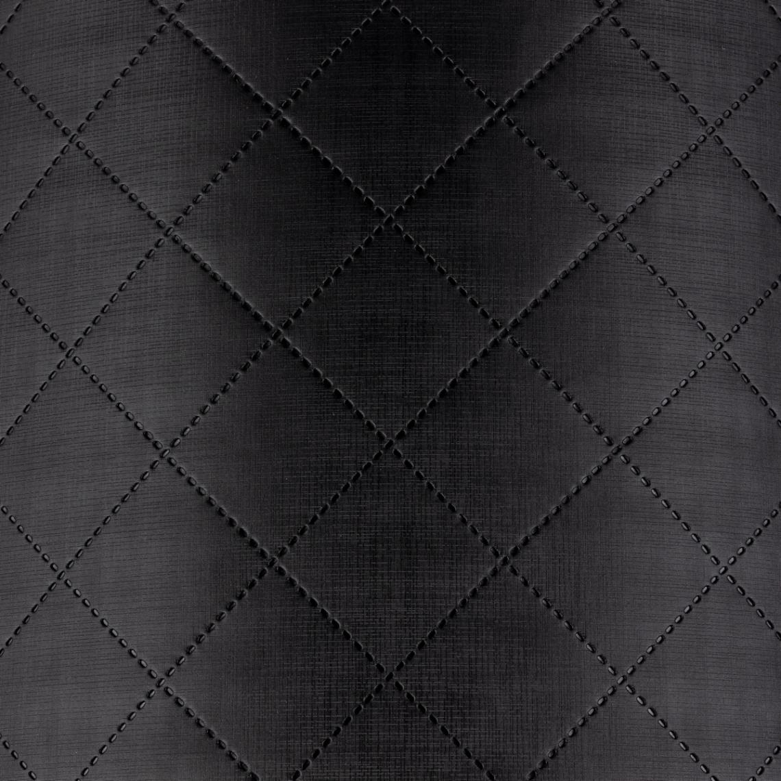 Carreaux Noir simili cuir